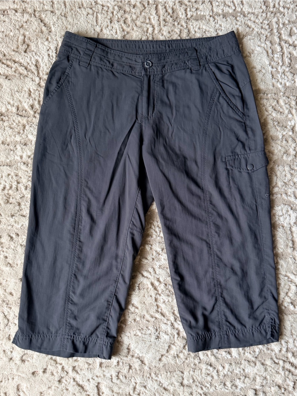 Columbia Women's Gray Cargo Capris